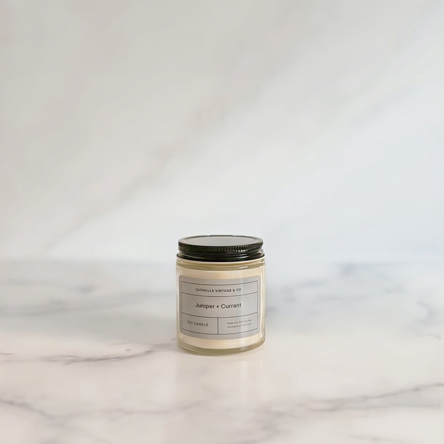 Holiday Glass Jar Candle - Juniper + Currant