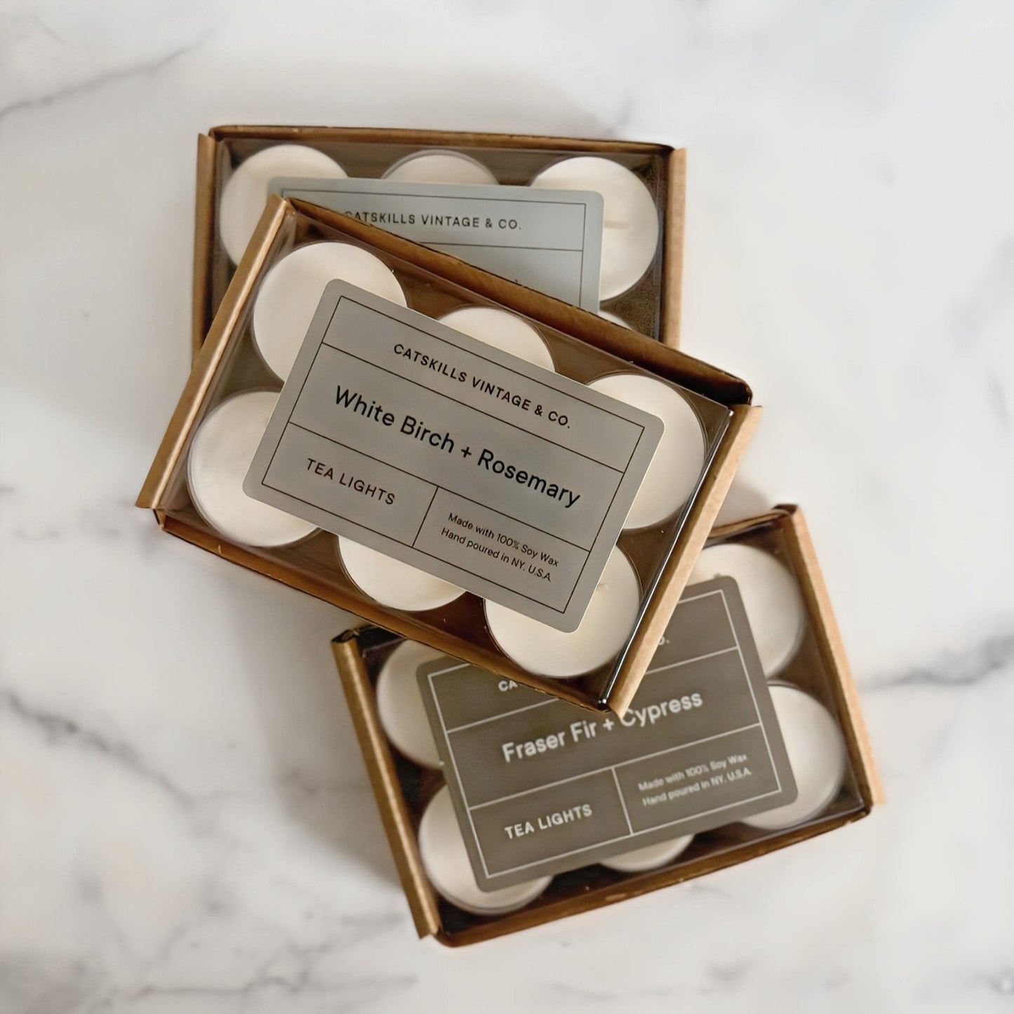 Holiday Tea Lights - Juniper + Currant