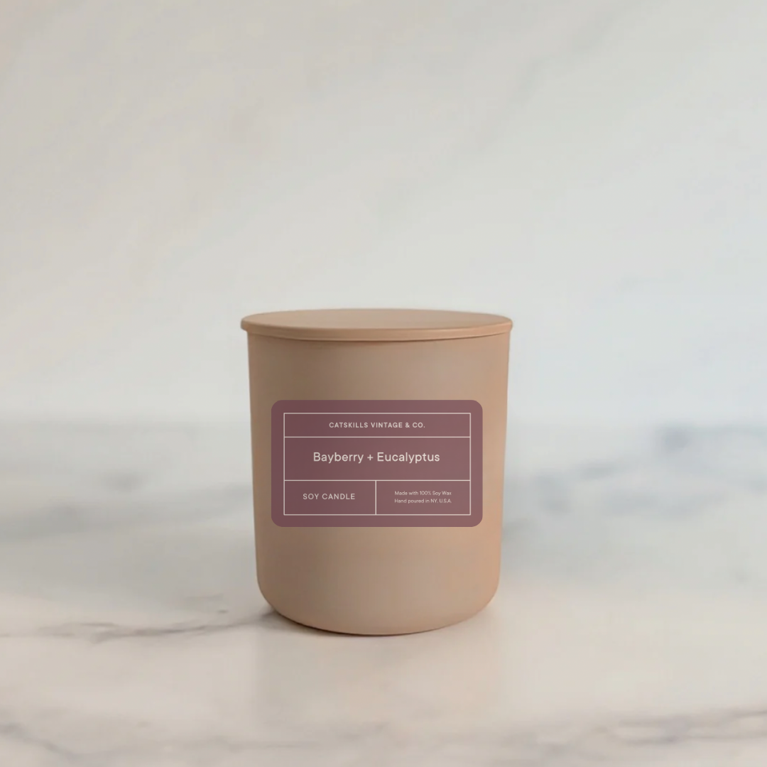 Bayberry + Eucalyptus 8 oz. Candle Jar with Lid