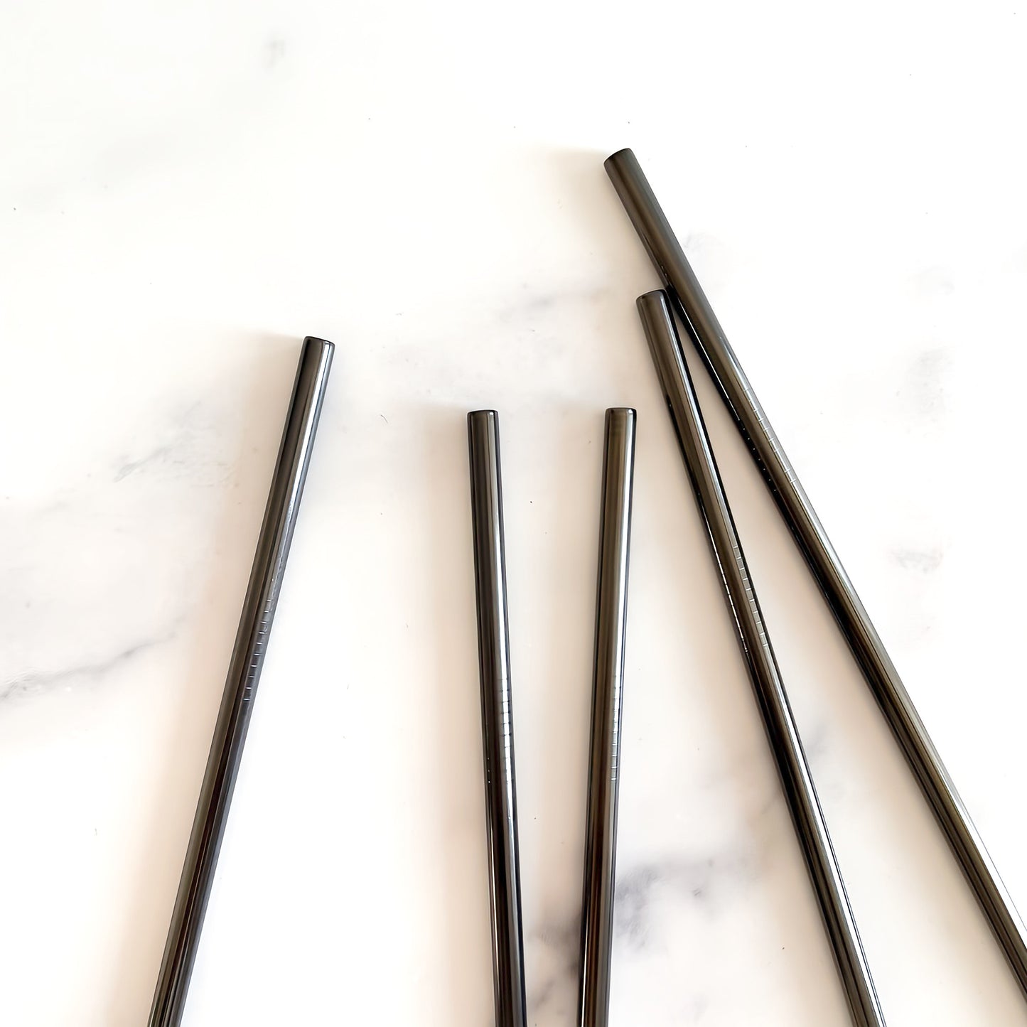 Black Stainless Steel Straw