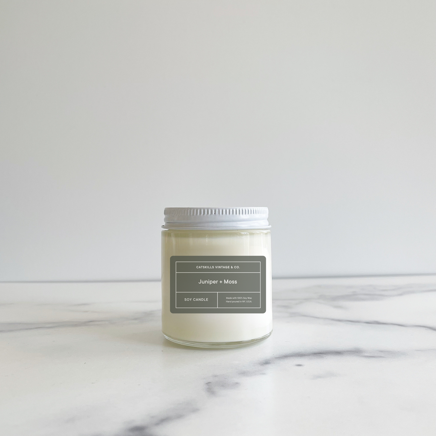 Juniper + Moss Glass Jar Candle