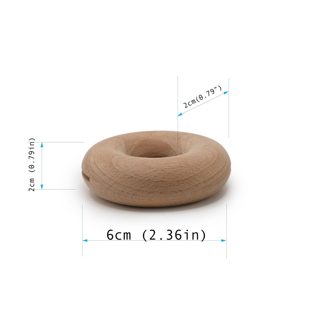 Snack Bag Clip Natural Wood