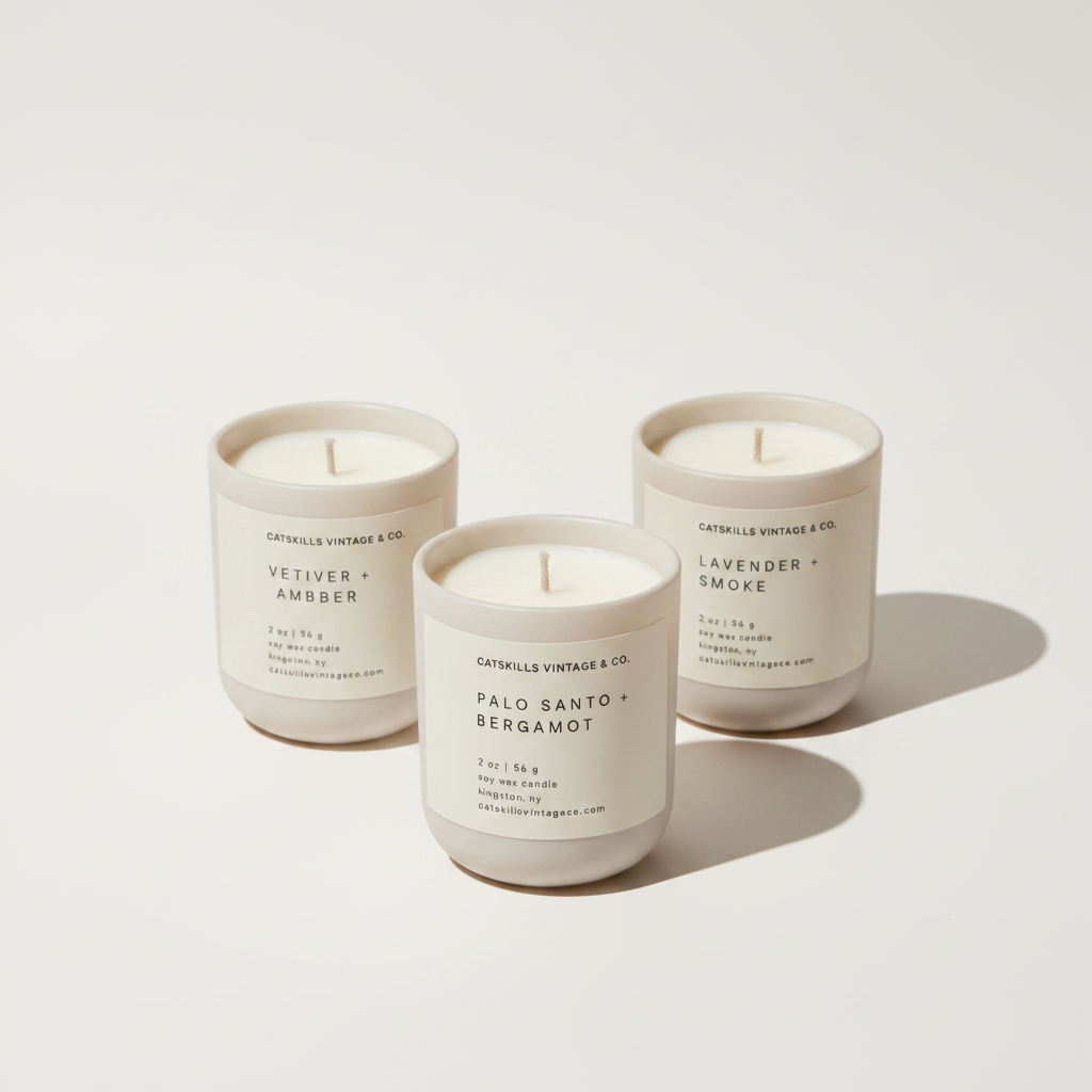 Candle Gift Set — Earthy & Grounding Final Trio