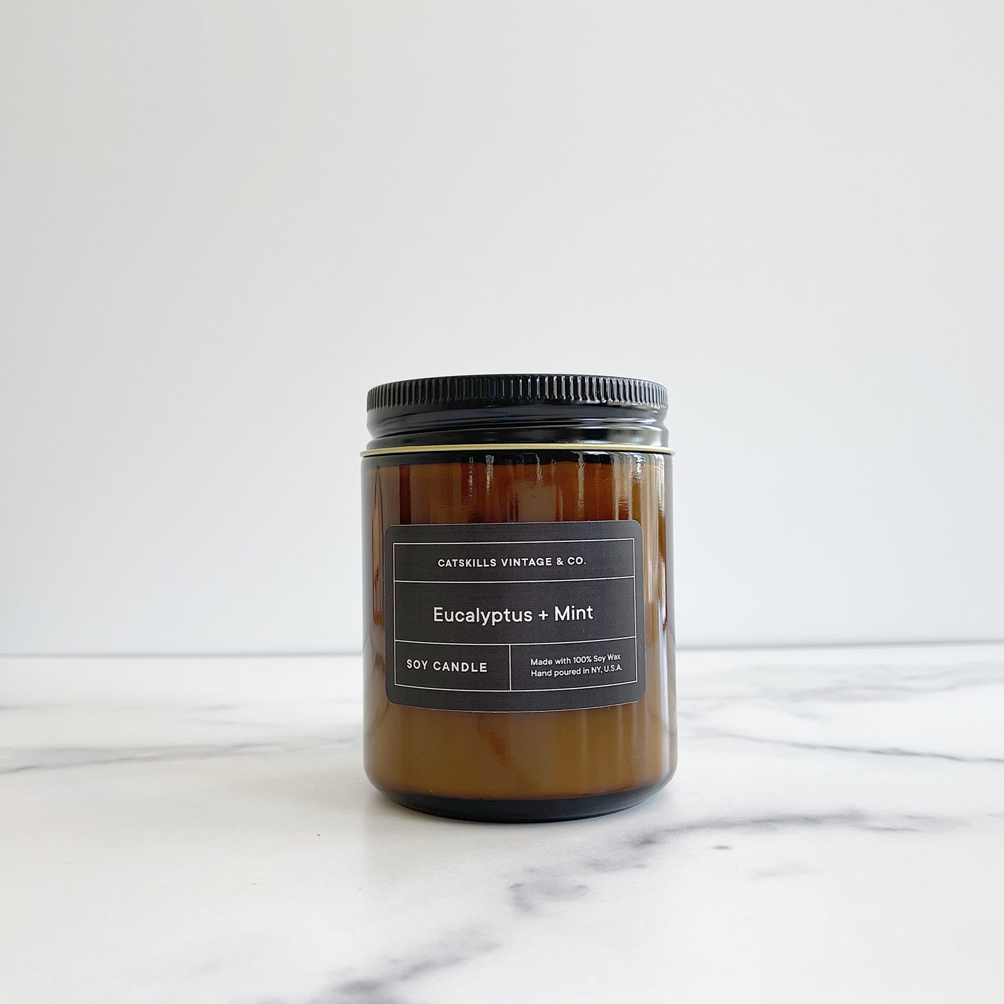 Eucalyptus + Mint Glass Jar Candle