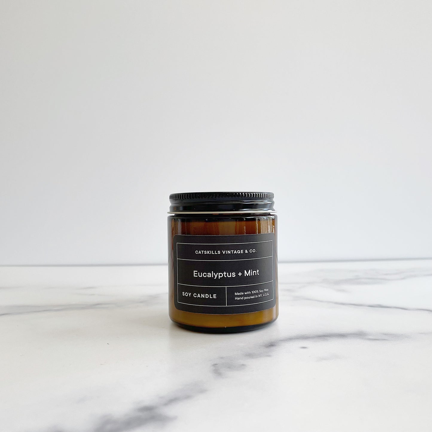 Eucalyptus + Mint Glass Jar Candle