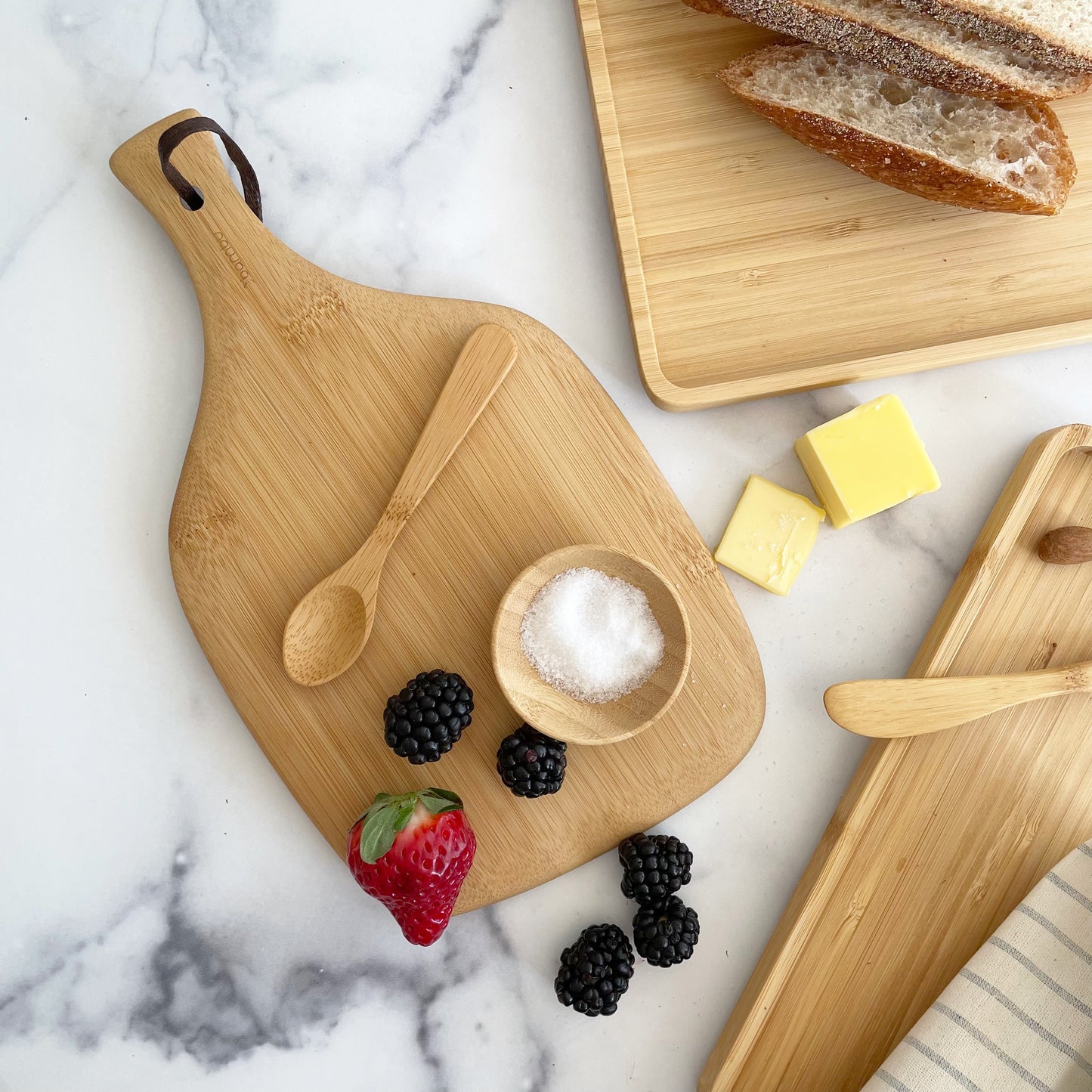 Mini Bamboo Artisan Serving Board