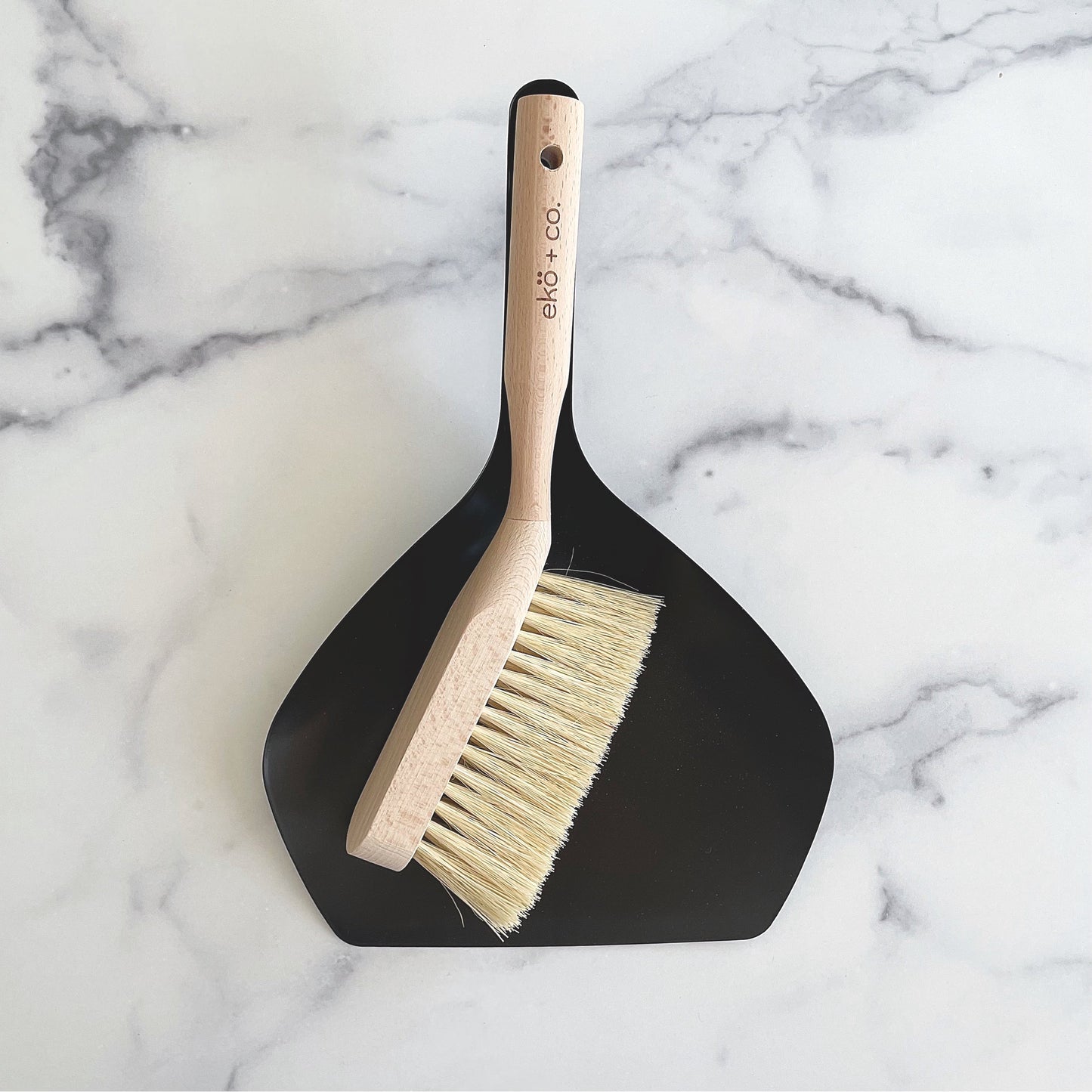 Wooden Hand Broom and Dustpan Set