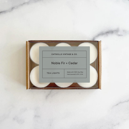 Tea Lights - Noble Fir + Cedar