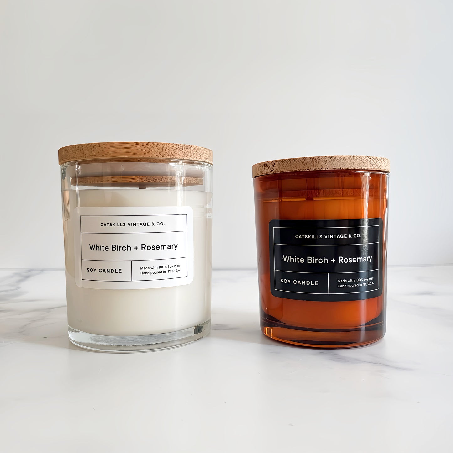 White Birch + Rosemary Soy Candle