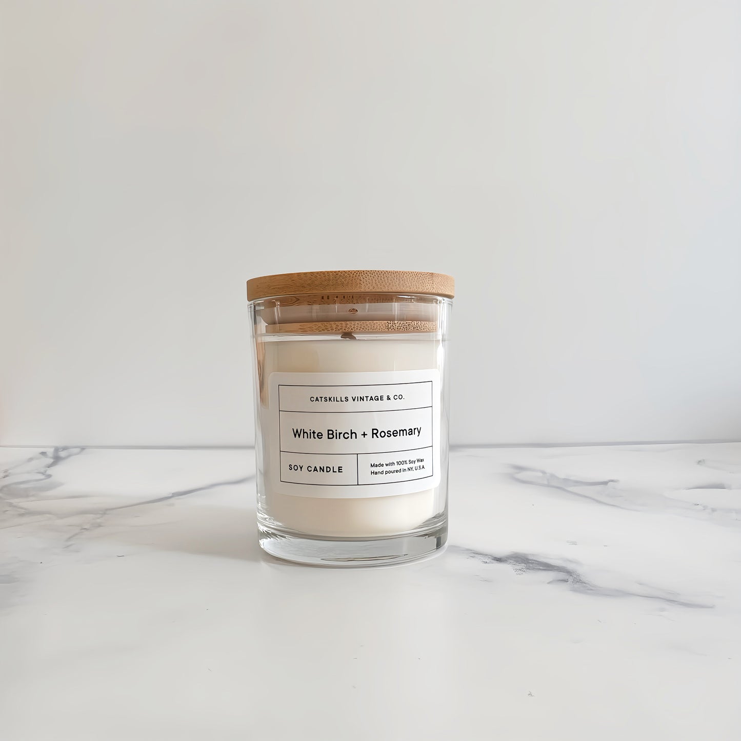 White Birch + Rosemary Soy Candle