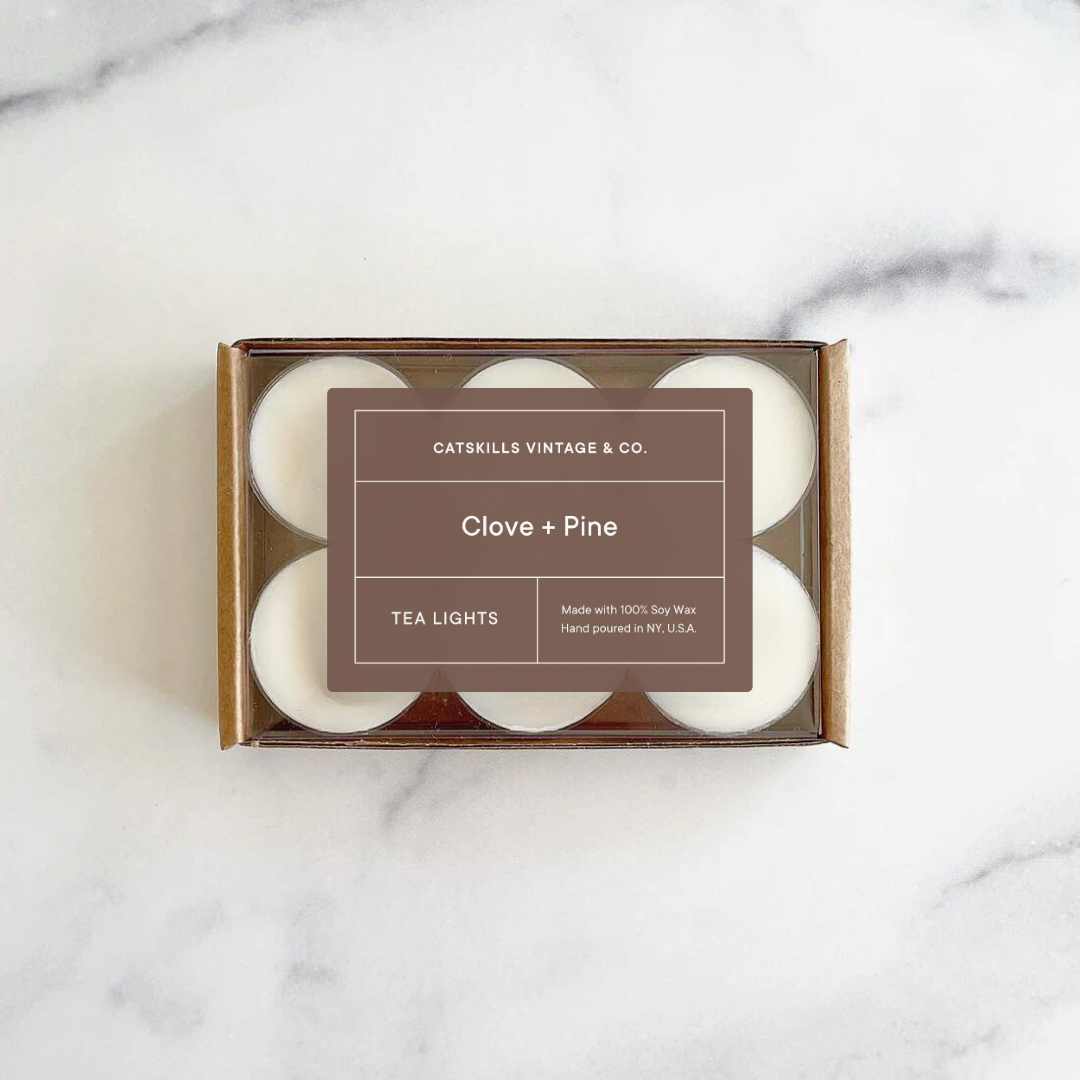 Tea Lights - Clove + Pine