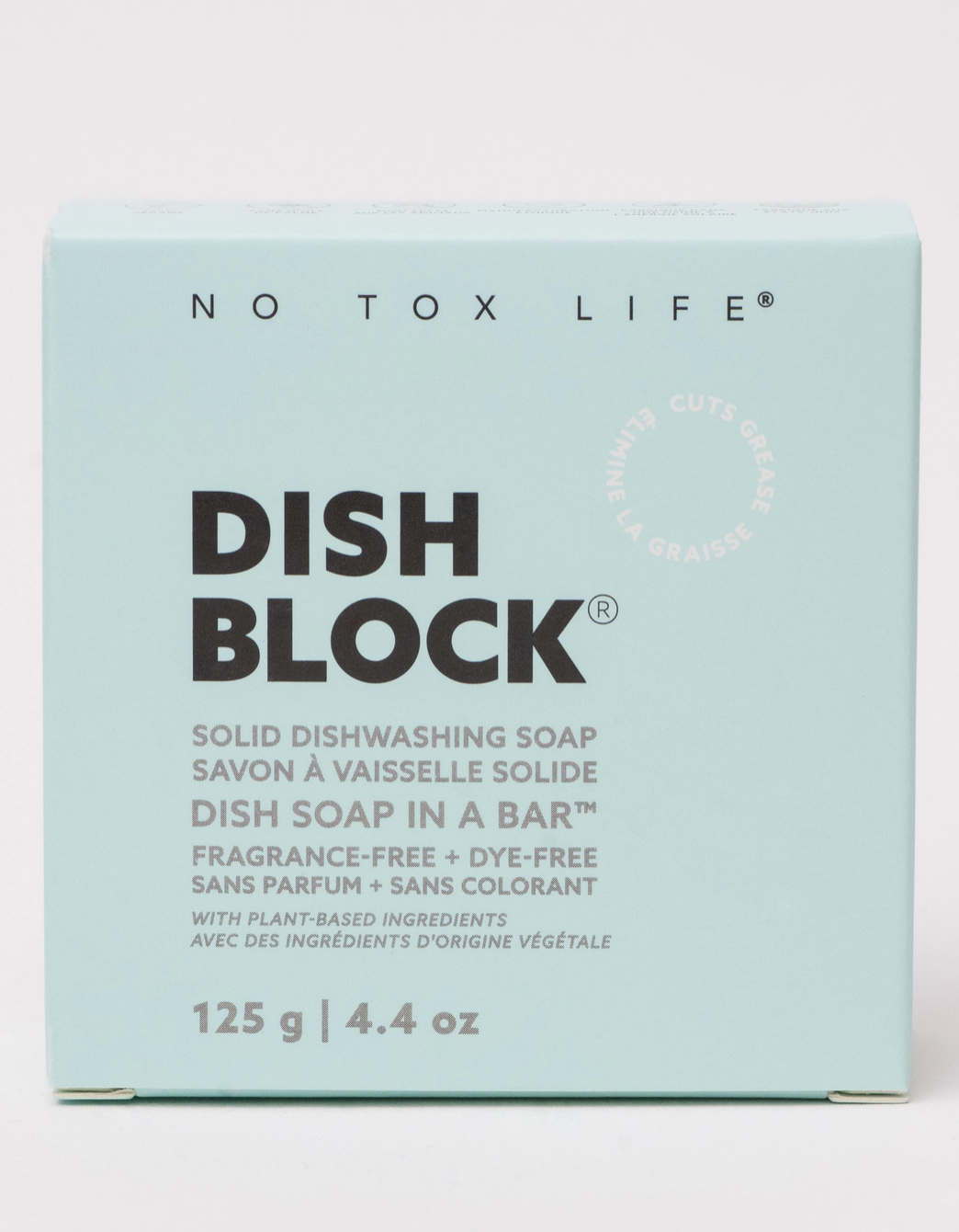No Tox Life Solid Dish Soap Bar - Unscented