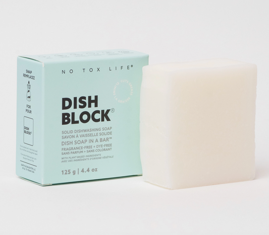 No Tox Life Solid Dish Soap Bar - Unscented