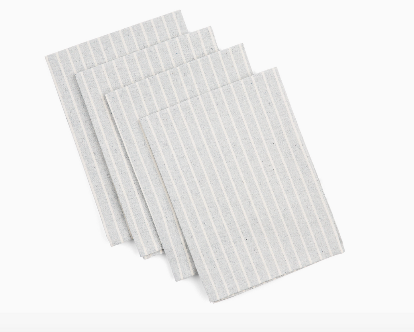 Natural Blue Stripe Dinner Napkins