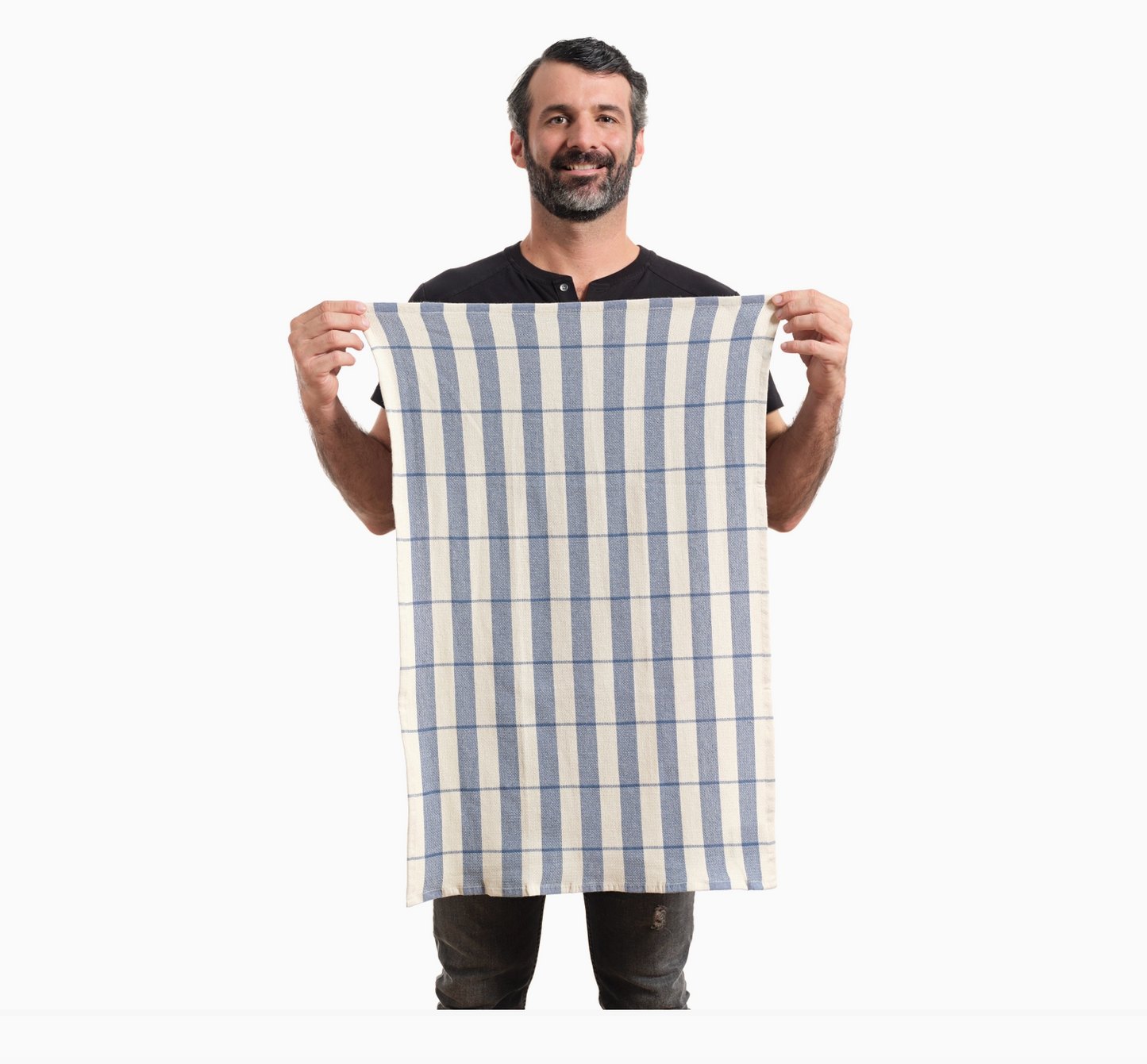 Blue Stripe Kitchen Towel Set
