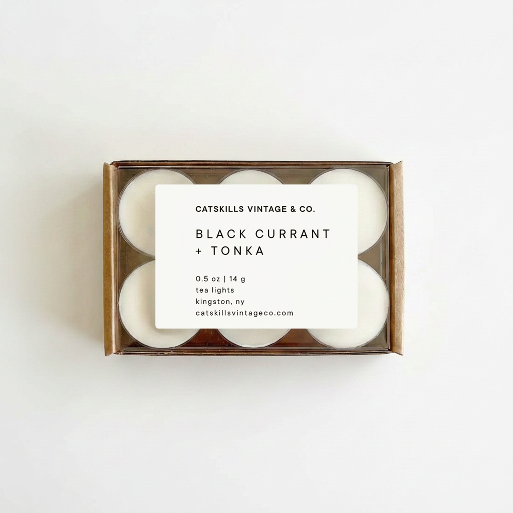 Tea Lights - Black Currant + Tonka