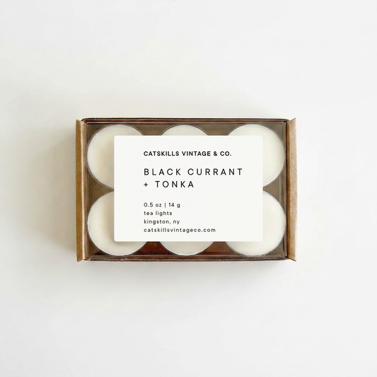 Tea Lights - Black Currant + Tonka