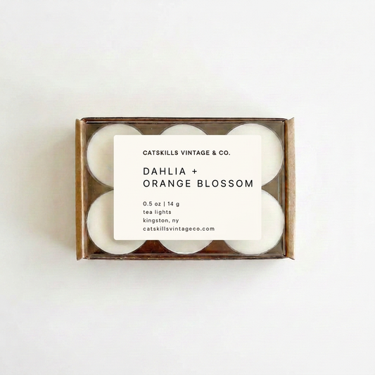 Tea Lights - Dahlia + Orange Blossom