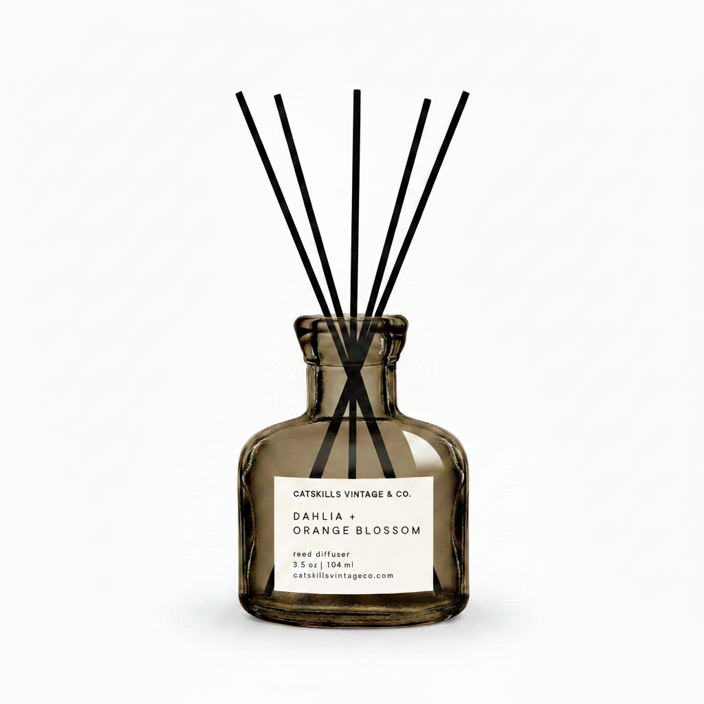 Dahlia + Orange Blossom Reed Diffuser