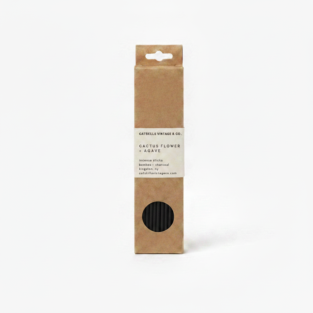 7 inch Incense Sticks - Cactus Flower + Agave box