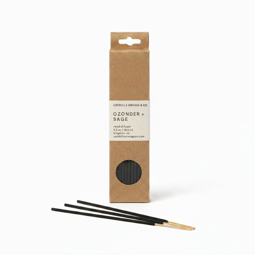 7 inch Incense Sticks - Ozone + Sage sticks shot