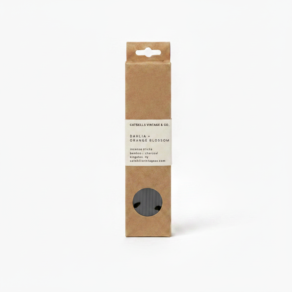 7 inch Incense Sticks - Dahlia + Orange Blossom box