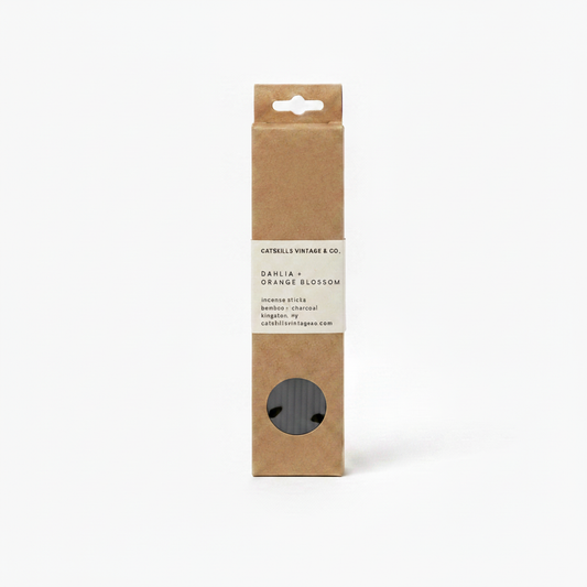 7 inch Incense Sticks - Dahlia + Orange Blossom box