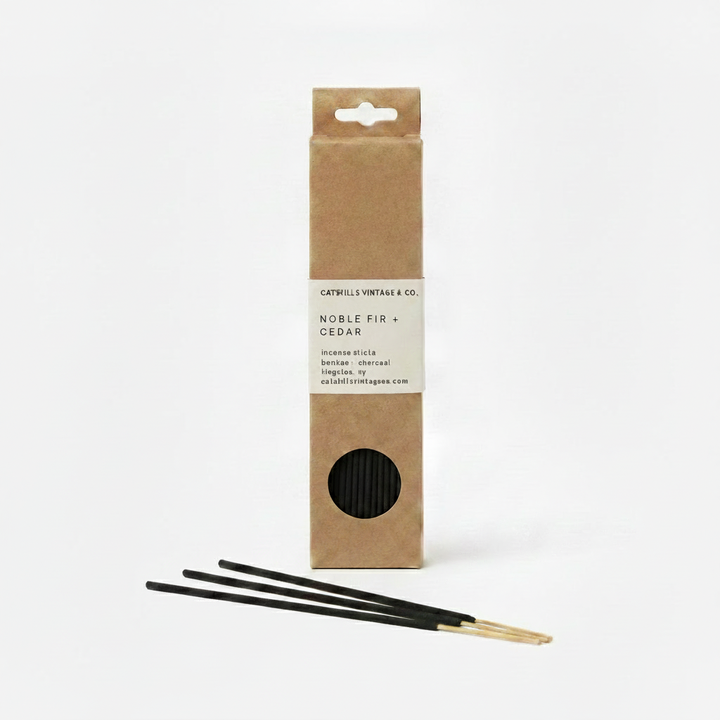 7 inch Incense Sticks - Noble Fir + Cedar sticks shot