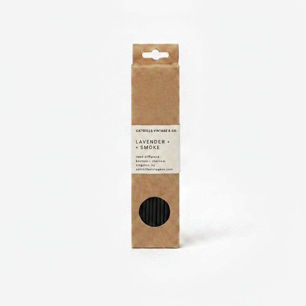 7 inch Incense Sticks - Lavender + Smoke box