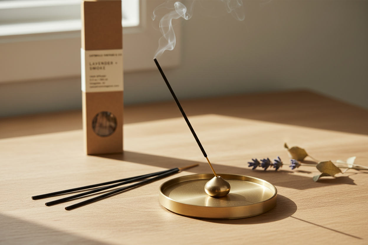 Lavender + Smoke Lifestyle Shot