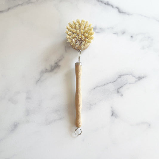 Bamboo Long Handled Dish Cleaner