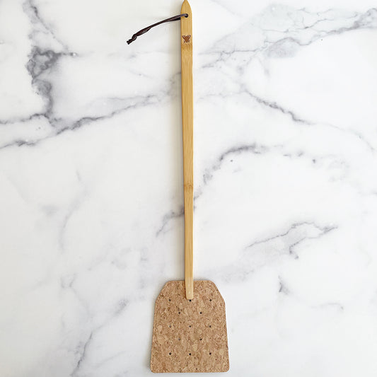 Bamboo + Cork Fly Swatter