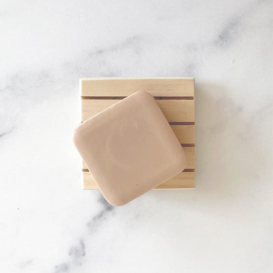 Wood Pine Soap Dish